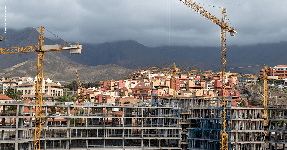 Construção Civil cresce pela terceira vez consecutiva